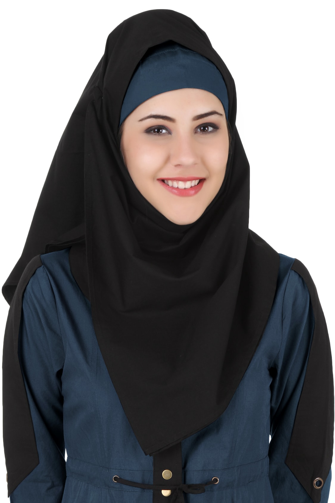 Premium Black Cotton Hijab for Women - Soft & Breathable Muslim Headscarf - Perfect for Daily Wear, Prayer & Modest Fashion