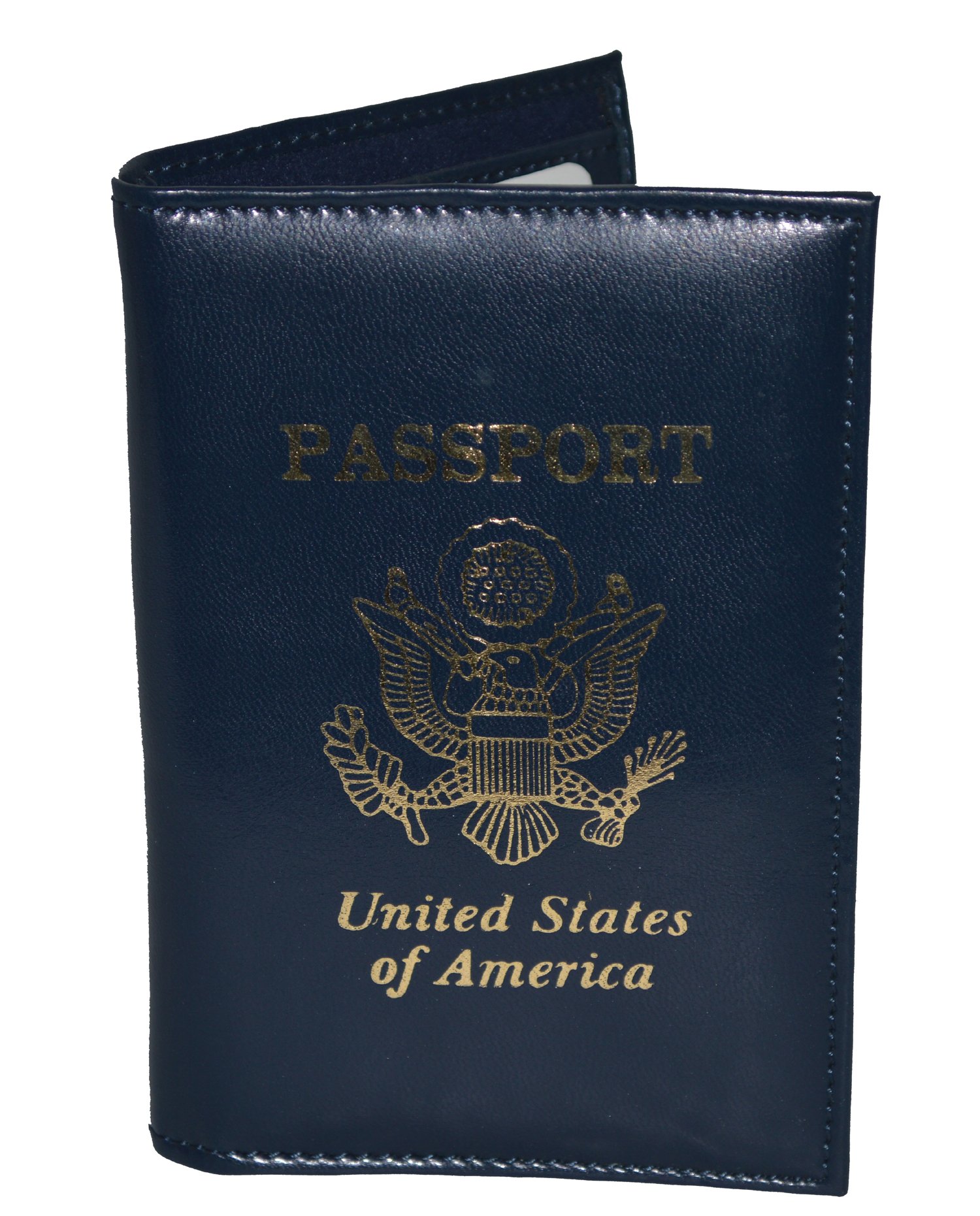 Premium RFID Blocking Passport Holder - Travel Wallet Case for ID & Credit Cards (Blue) - Perfect for International Travel, Vacations & Business Trips