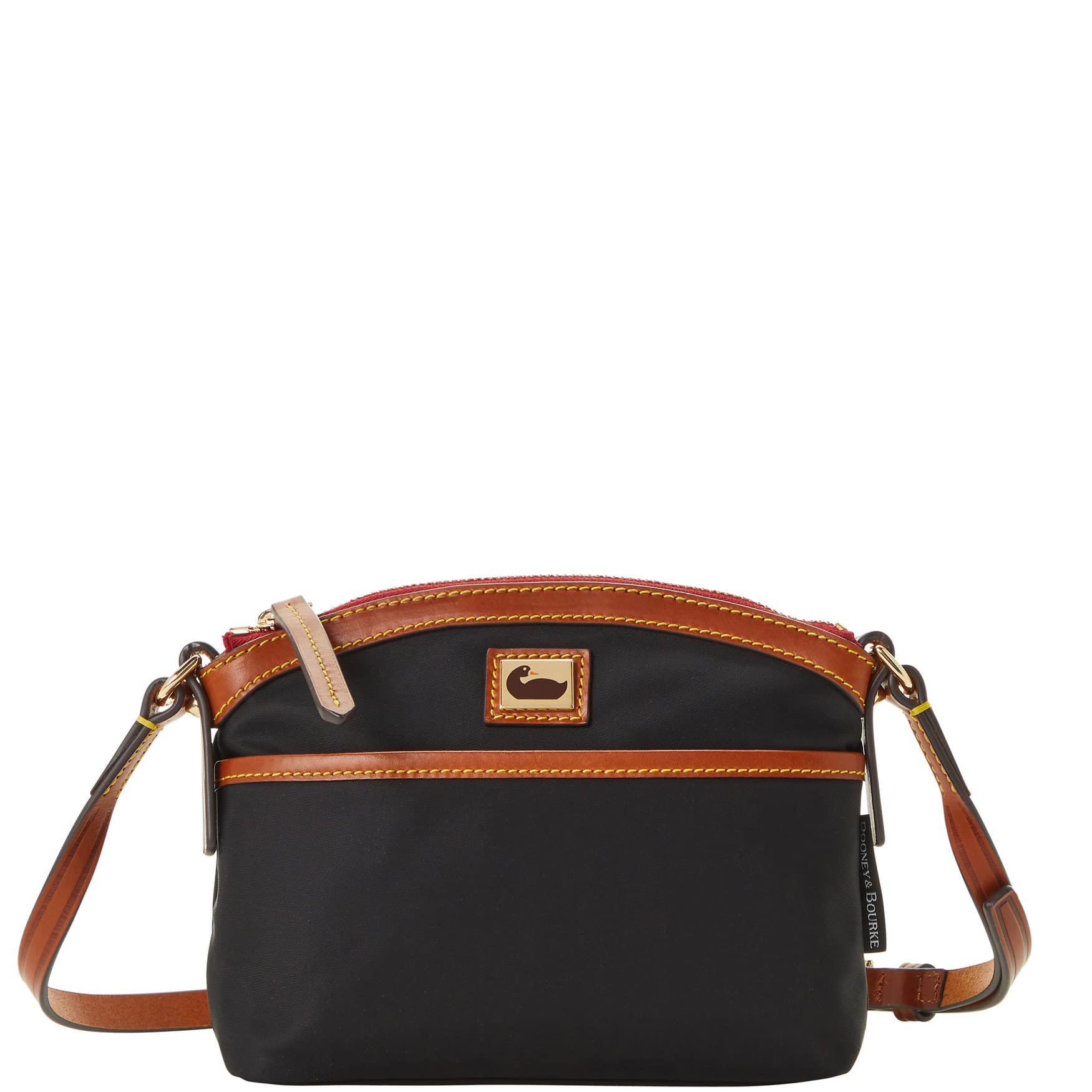 Dooney & Bourke Domed Crossbody Handbag for Women - Stylish Leather Shoulder Bag with Adjustable Strap, Perfect for Work, Travel & Everyday Use