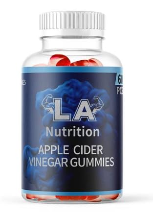 Apple Cider Vinegar Gummies by LA Nutrition - Supports Digestion & Weight Management - Perfect for Daily Wellness & Detox