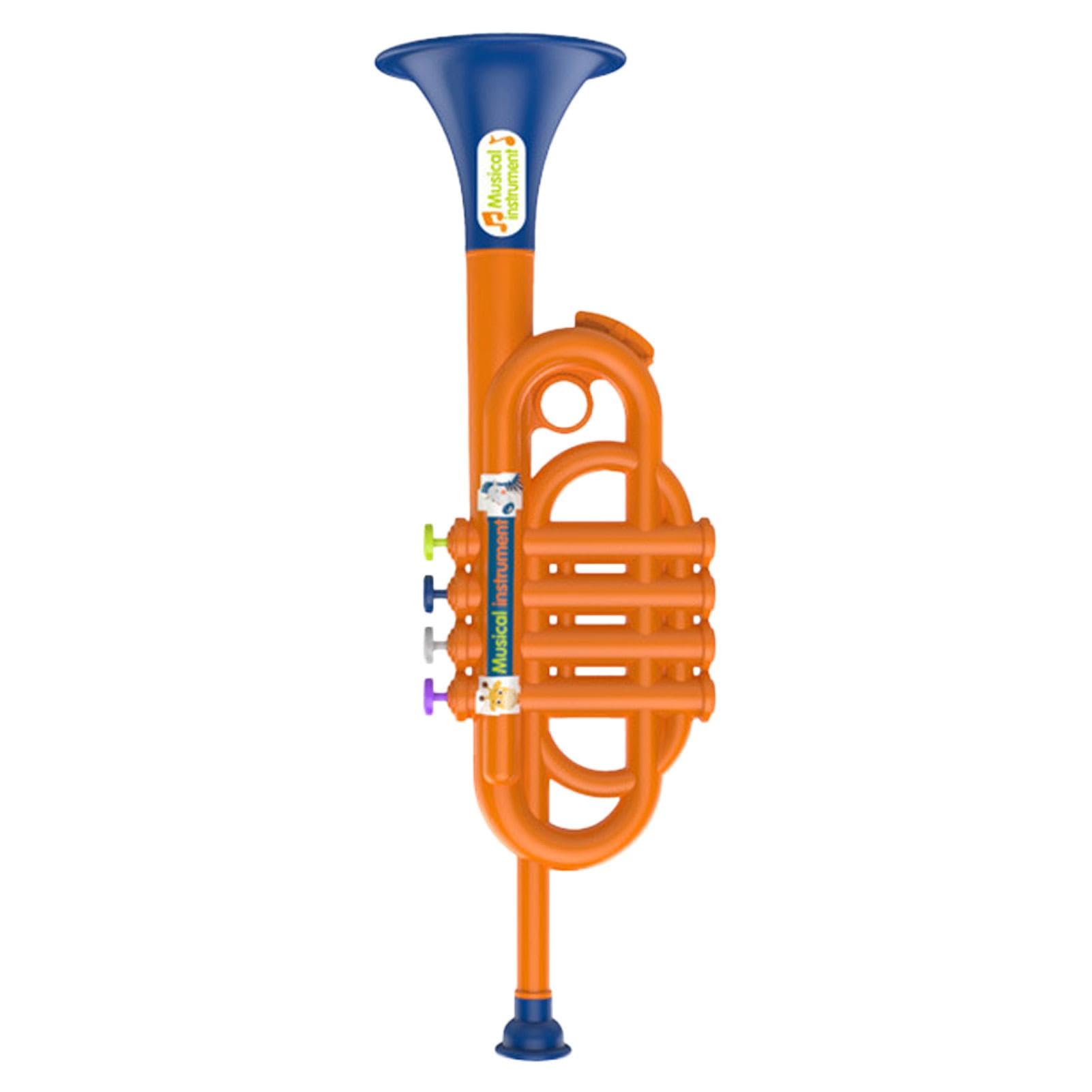 Best Kids Trumpet Toy - Educational Musical Instrument for Children | Fun Learning & Pretend Play, Birthday Gift, Classroom Activity, Band Practice