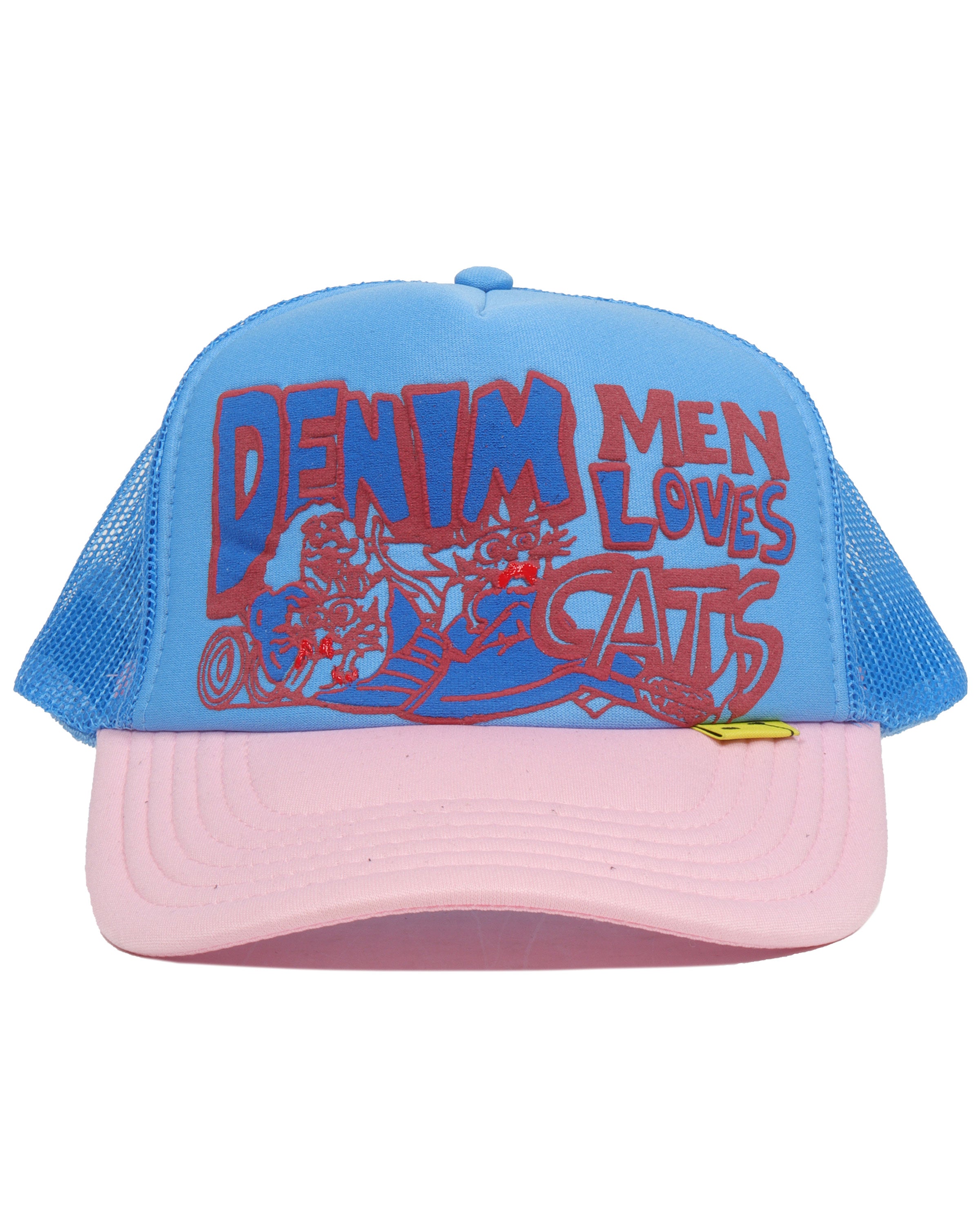 Men's Funny Cat Lover Trucker Hat - Adjustable Snapback Cap for Casual Wear, Outdoor Activities & Gifts
