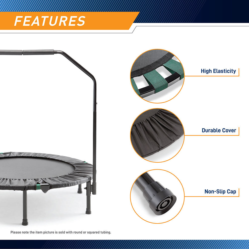 Marcy ASG 40 Cardio Trampoline Trainer - Best Rebounder for Home Workouts, Fitness & Weight Loss | Perfect for Indoor Exercise, Jump Training & Family Fun