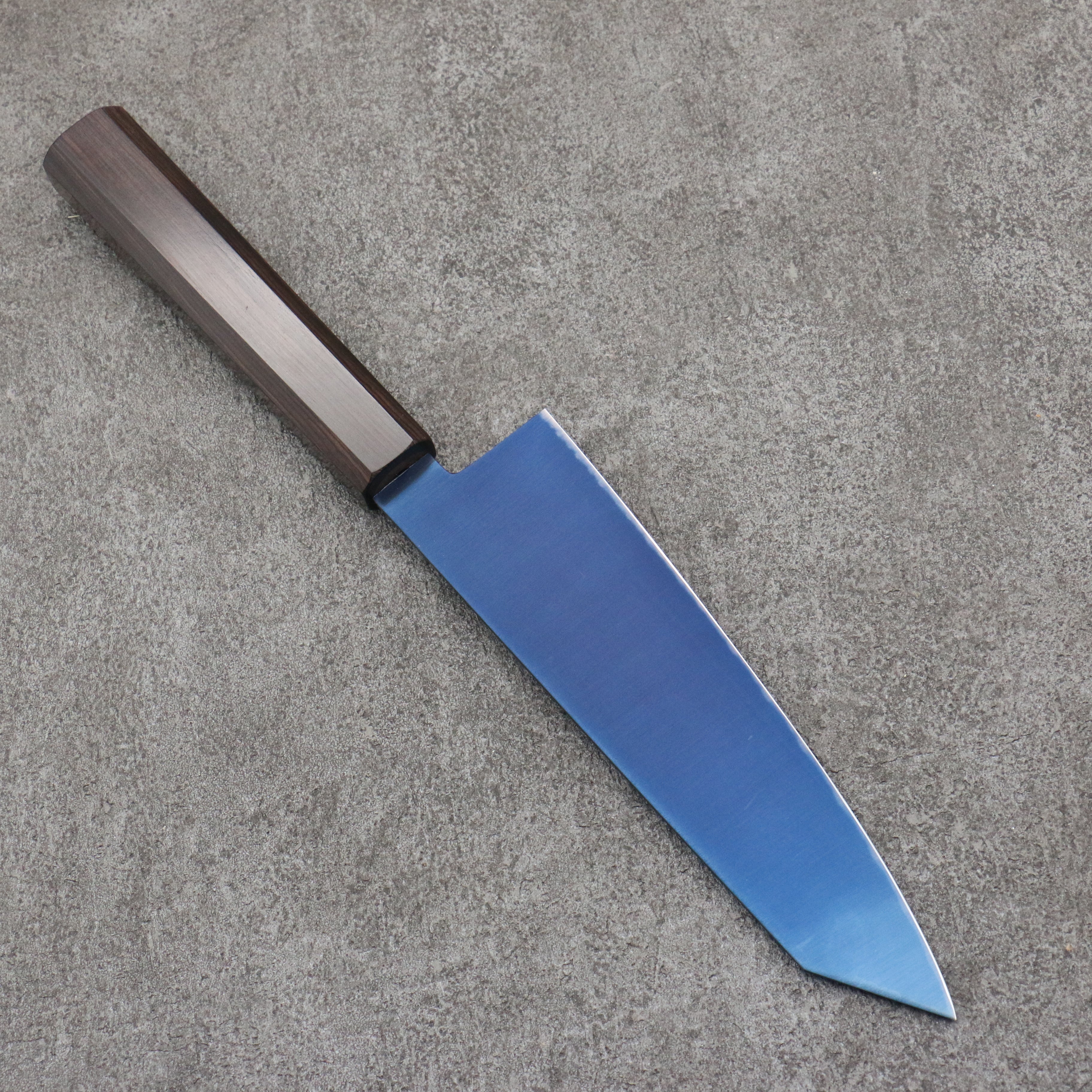 Premium Seisuke SK 85 Kiritsuke Santoku Knife 180mm - Ion Plated Blade with Ebony Wood Handle - Japanese Kitchen Knife for Slicing, Dicing & Precision Cutting