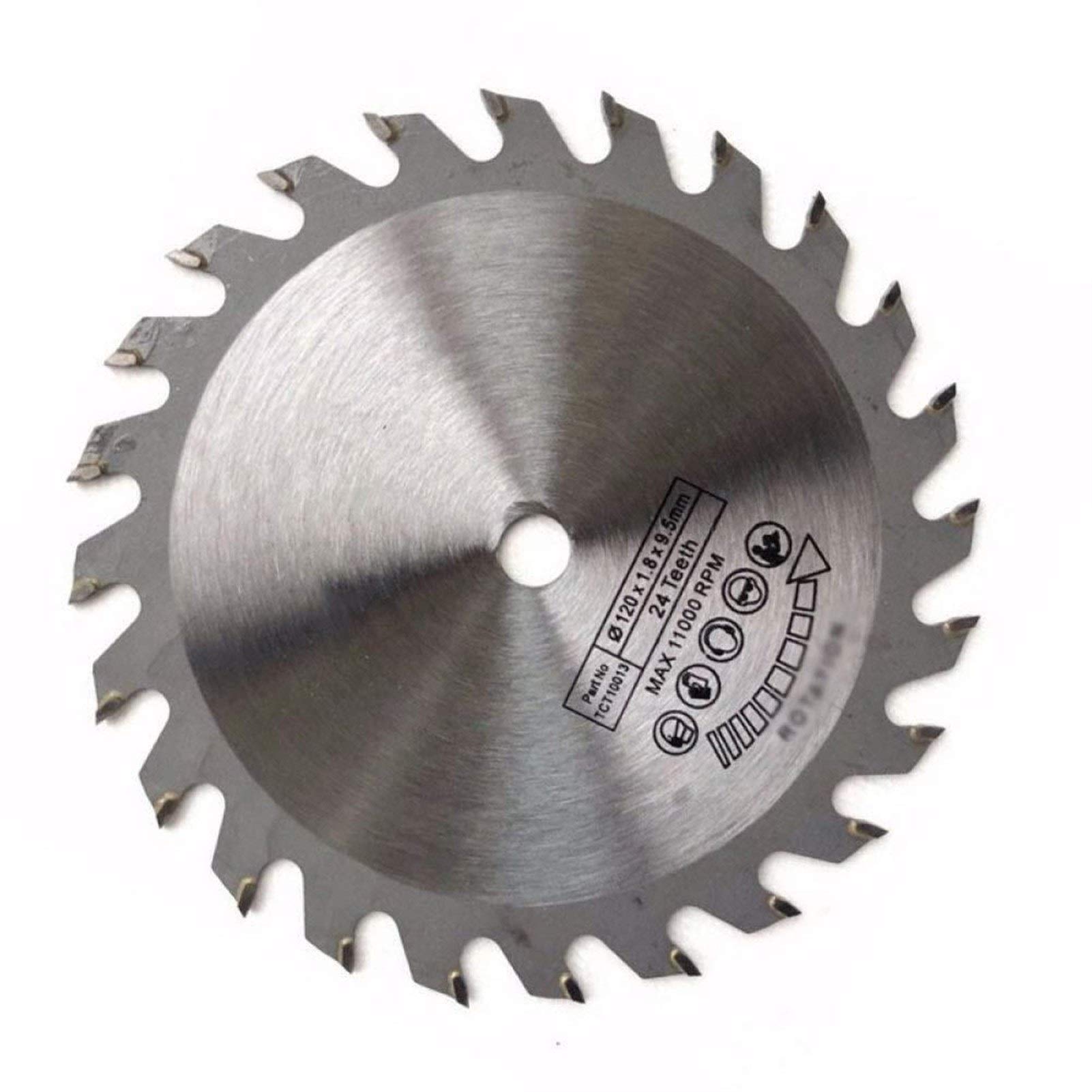 120mm 24T Carbide Circular Saw Blade - Wood Cutting Disc for DIY & Home Projects