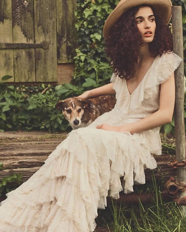 BHLDN Larke Gown - Elegant Wedding Dress with Lace Details | Perfect for Bridal Ceremonies, Formal Events & Special Occasions