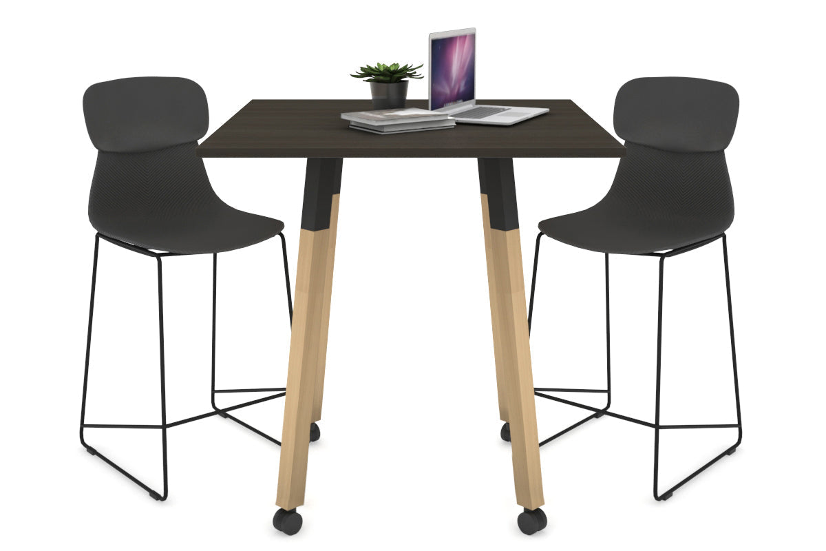 Solid Wood Square Coffee Table with Quadro Countertop - 31.5