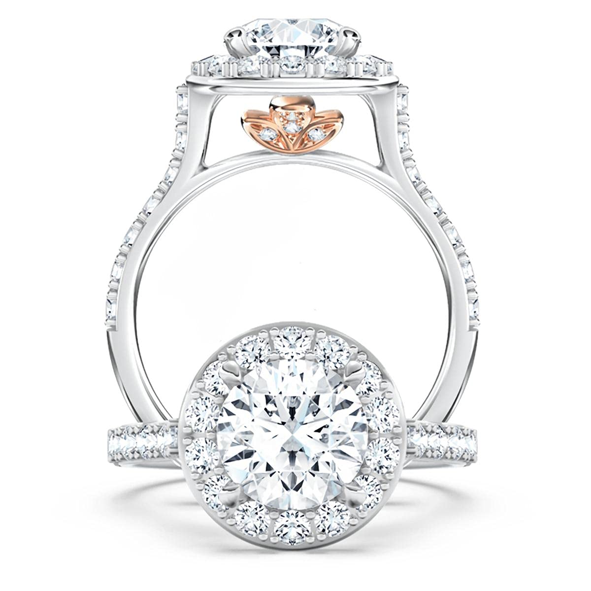 Stunning Moissanite Engagement Rings for Women - 10K, 14K, 18K Gold & Platinum Plated Silver - 3 Elegant Styles | Perfect for Proposals, Anniversaries & Special Occasions