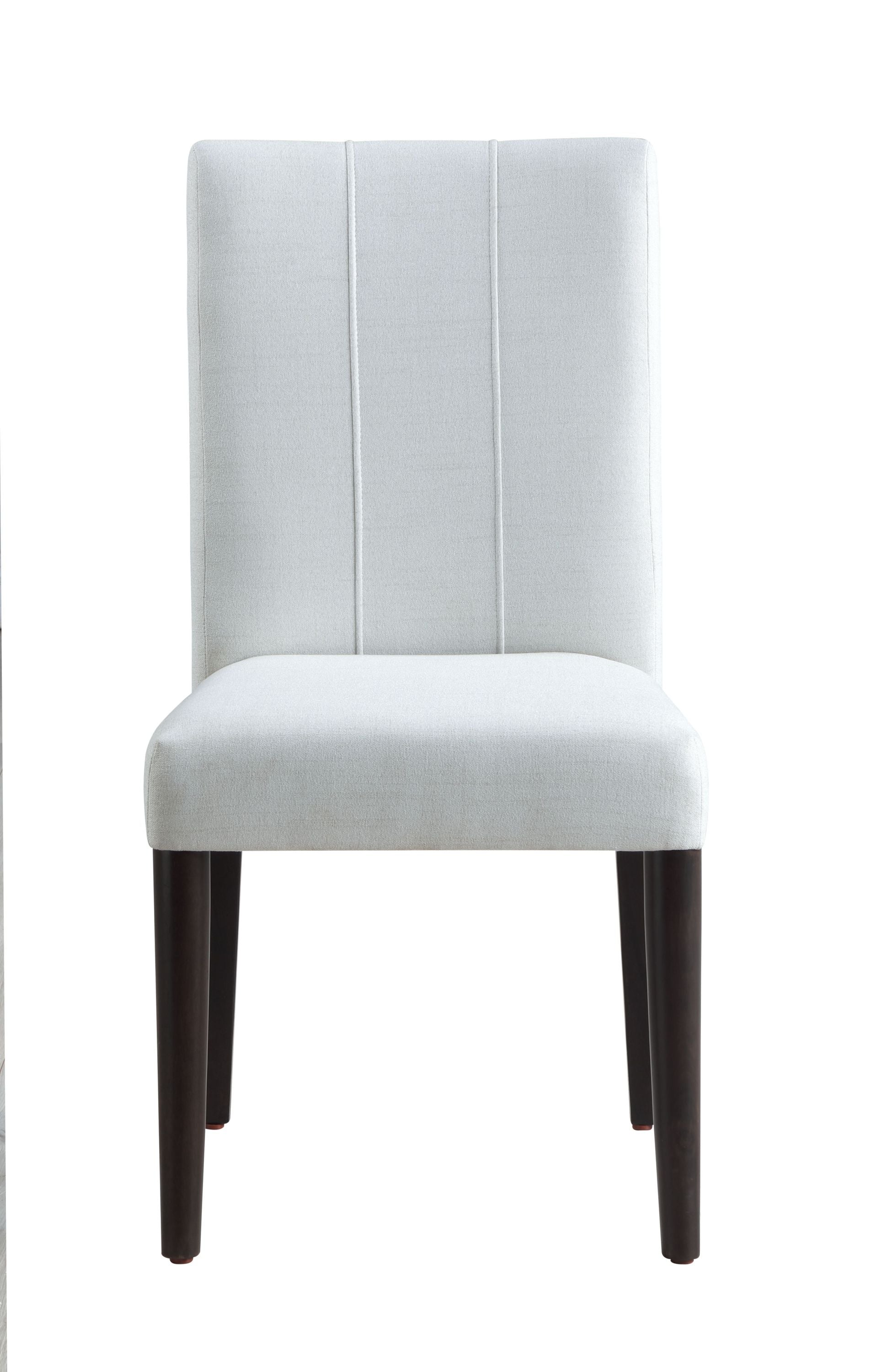 Carena White Finish Side Chairs (Set of 2) - Modern Dining Room Chairs for Kitchen, Breakfast Nook, or Office - Comfortable & Stylish Seating Solution