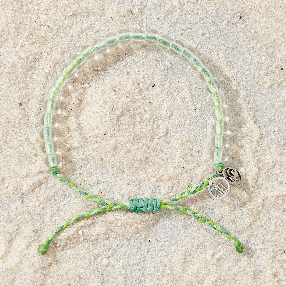 4Ocean April 2023 Limited Edition Earth Day Kelp Beaded Bracelet - Eco-Friendly Ocean Conservation Jewelry for Women & Men - Perfect for Earth Day Gifts, Beachwear & Sustainable Fashion
