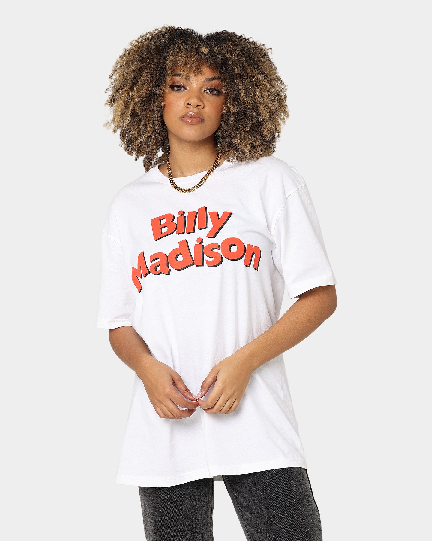 American Thrift Billy Maddison T-Shirt - Classic White Cotton Tee for Men | Casual Wear, Street Style & Everyday Comfort
