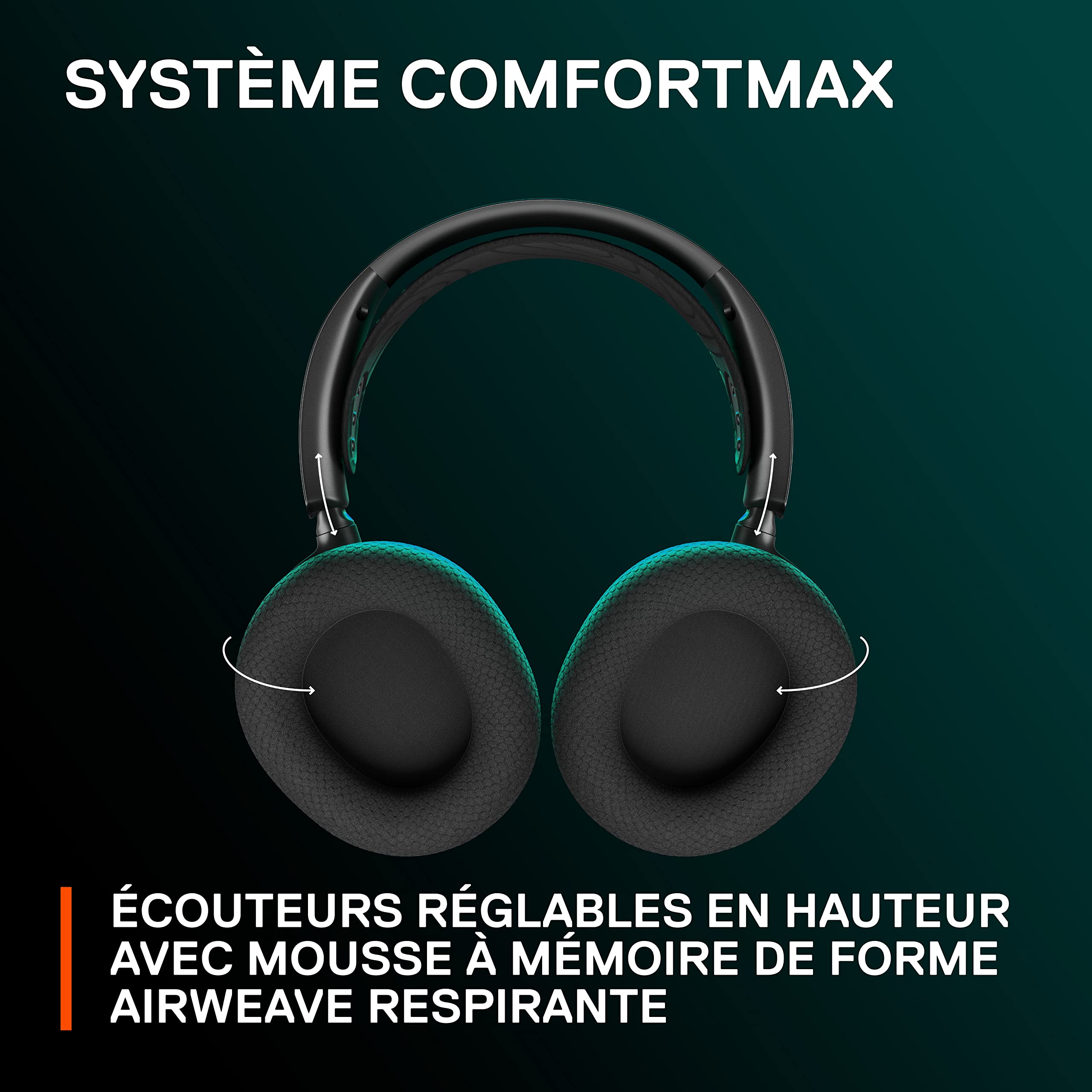 SteelSeries Arctis Nova 7 Wireless Gaming Headset - Multi-Platform (PC, PS5, Switch, VR, Mobile) - Dual Bluetooth & 2.4GHz Connectivity - 38H Battery Life - ClearCast Gen2 AI Mic - Perfect for Competitive Gaming & Streaming