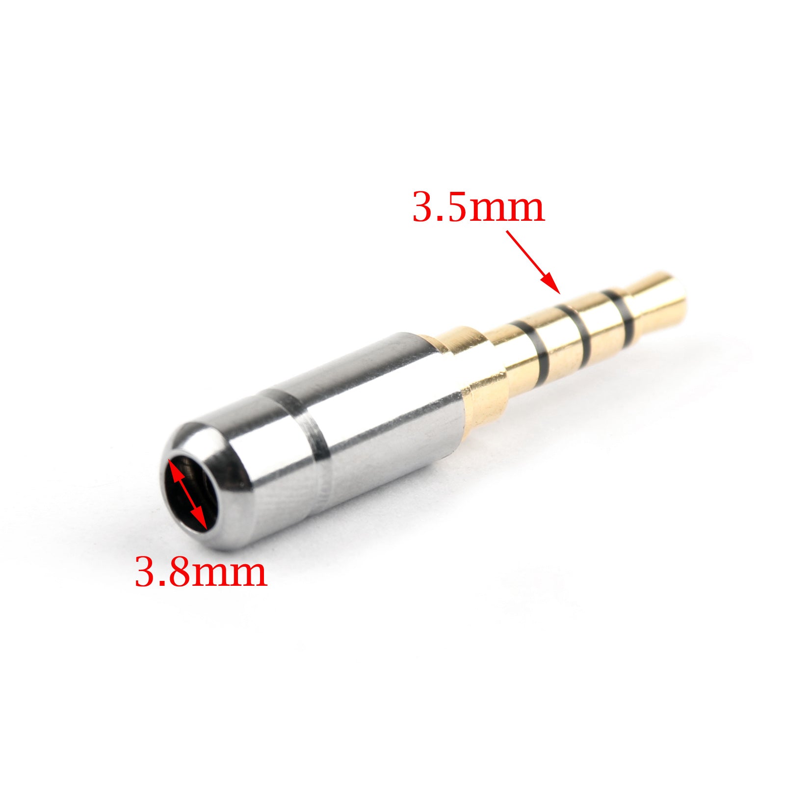 10Pcs Mini 3.5mm Stereo 4 Pole Jack Plug Audio Connector - Replacement Headphone Repair Parts for iPhone, Samsung, Sony Headphones - Perfect for DIY Fixing Broken Headphones & Audio Devices