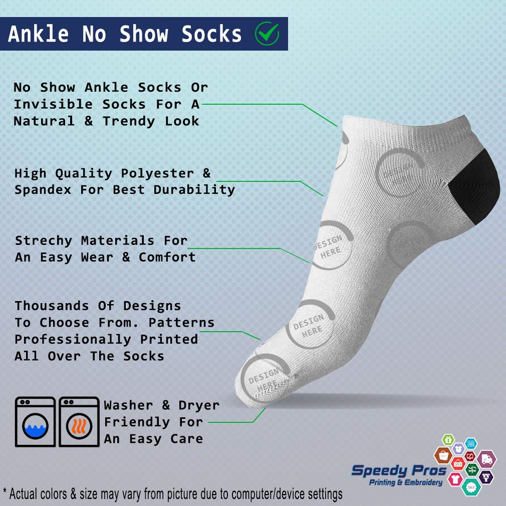 Welsh Corgi No Show Socks for Women & Men - Breathable Polyester Ankle Socks with Fun Pembroke Dog Design - Perfect for Casual Wear, Gifts, and Pet Lovers