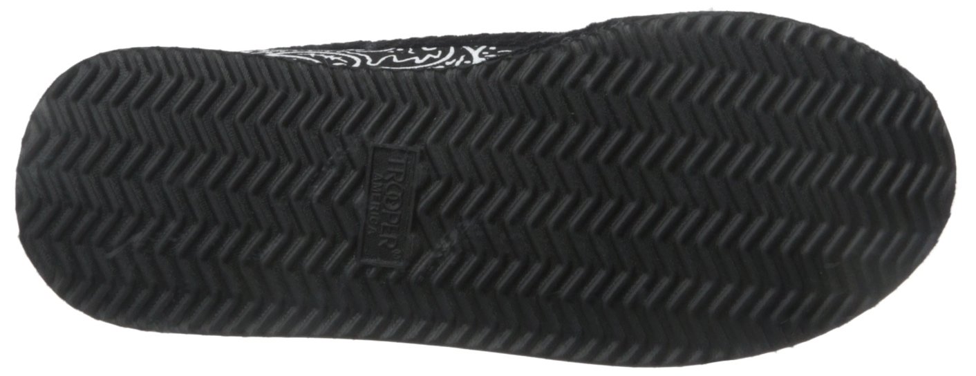 **Troooper America KS-002 Paisley Bandanna Slip-On House Slippers for Men & Women - Cozy Indoor Comfort for Home, Lounge, and Travel**