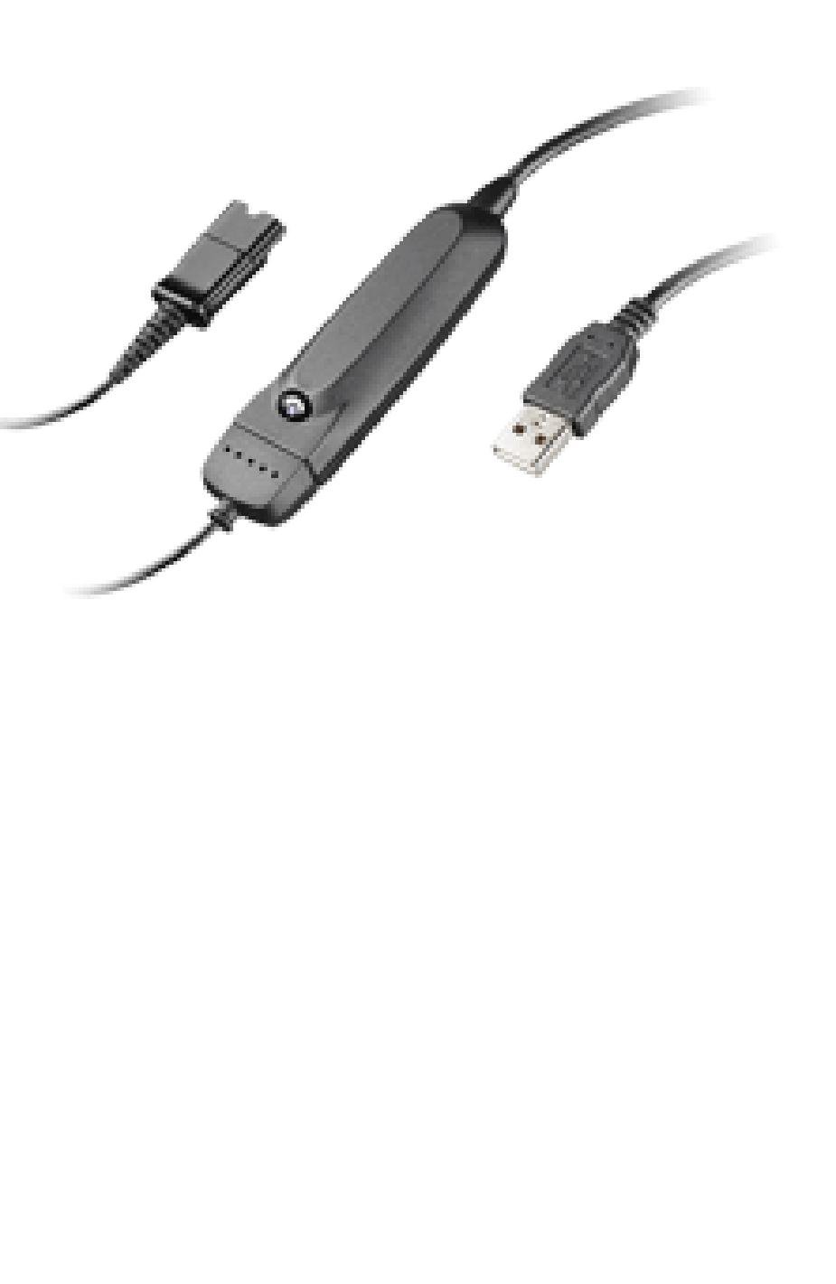 Plantronics DA40 USB Headset Adapter - Convert 3.5mm Headphones to USB for Clear Calls | Perfect for Remote Work, Online Meetings & Gaming