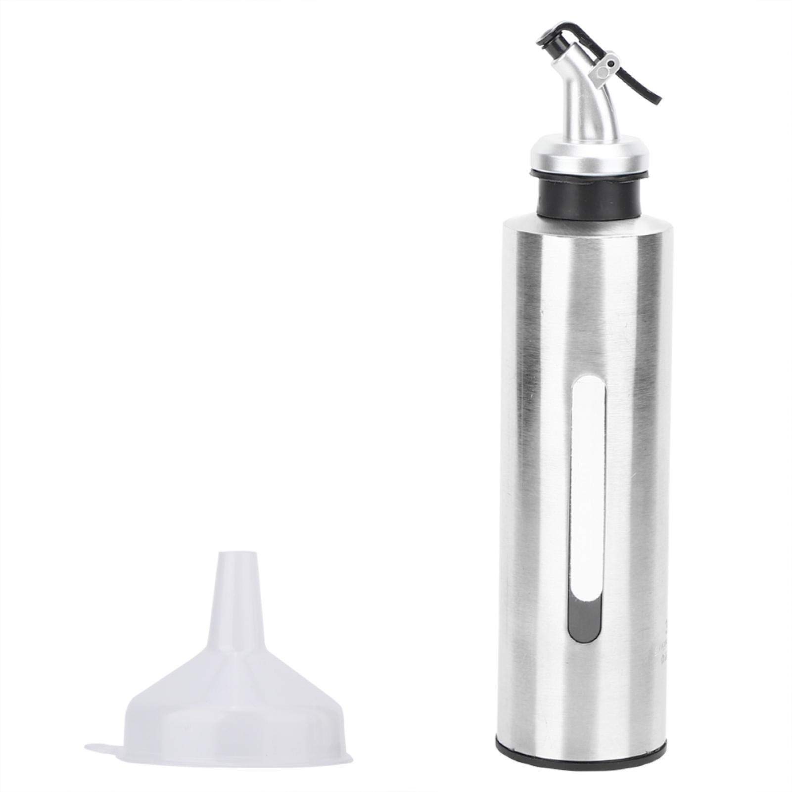 Premium Stainless Steel Oil Dispenser Bottle - 250ml for Cooking Oil, Vinegar & Soy Sauce - Durable & Leak-Proof Kitchen Essential for Salad Dressing, Baking & Meal Prep