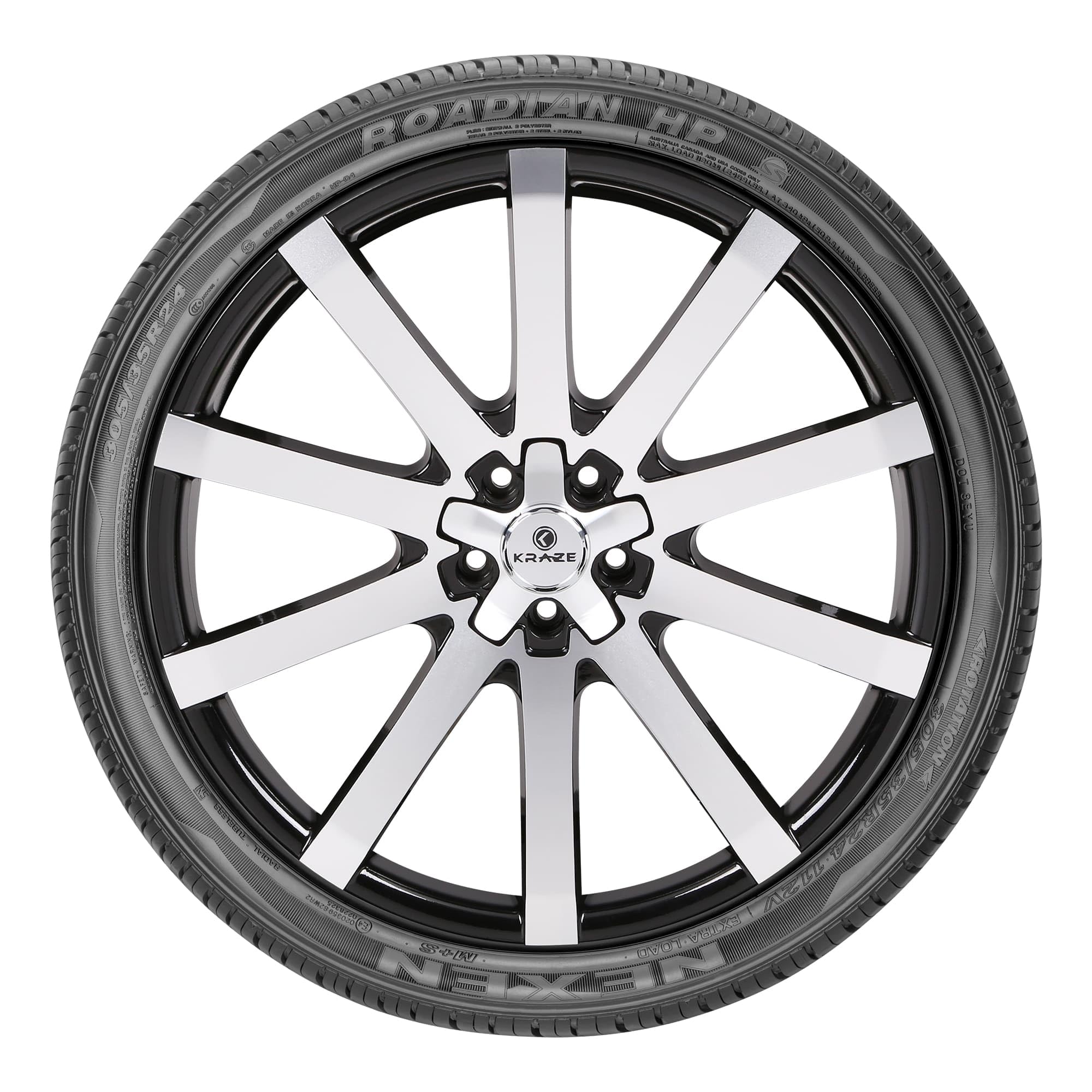 NEXEN Roadian HP All-Season Tire - 295/35R24 110V High Performance SUV & Truck Tires for All-Weather Traction, Durable Tread Life - Perfect for Highway, Off-Road & Winter Driving