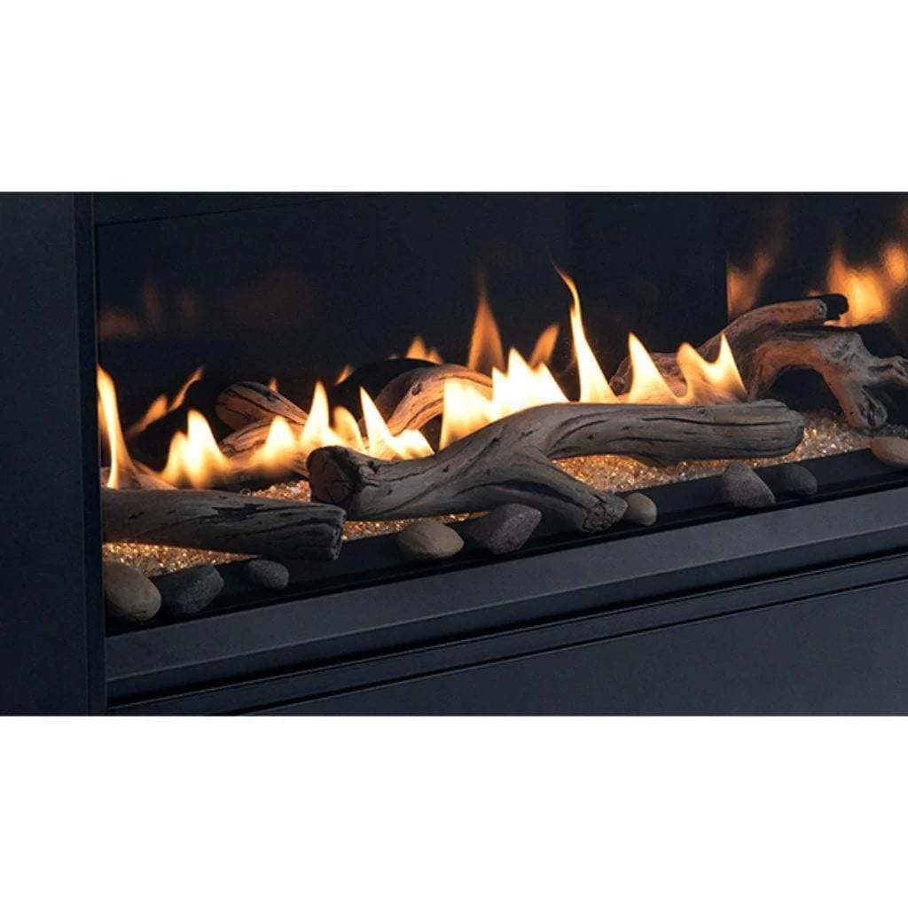 35 Inch Contemporary Linear Direct Vent Gas Fireplace - DRL3535 - Modern Home Heating Solution for Living Rooms & Bedrooms