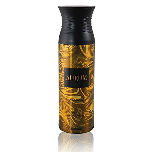 Ajmal Blu & Aurum Perfume Deodorant Set - 200ml Body Spray Gift for Men & Women | Long-Lasting Fragrance Combo for Date Night, Office & Special Occasions