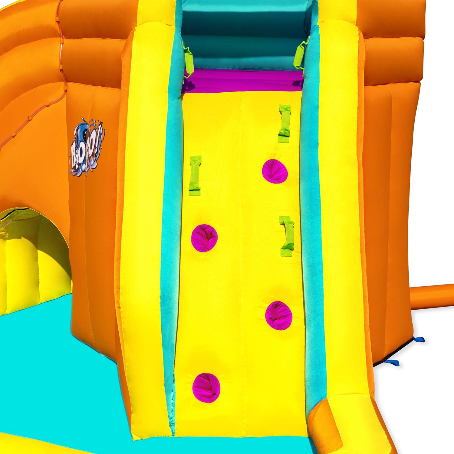 Bestway H2OGO Tidal Tower Inflatable Water Slide for Kids - Giant Backyard Water Park with Sprinkler Wall, Air Blower & Storage Bag | Outdoor Summer Fun, Birthday Parties, Family Gatherings