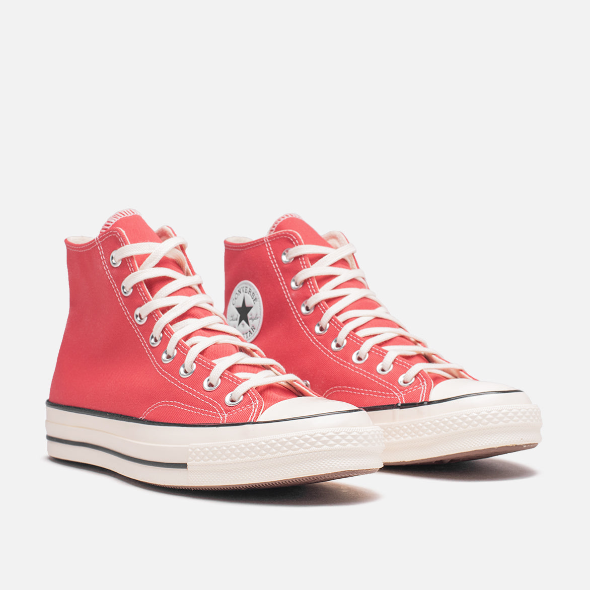 Chuck 70 Hi Rhubarb Canvas Sneakers - Classic High Top Shoes for Men & Women | Perfect for Casual Wear, Street Style & Vintage Fashion