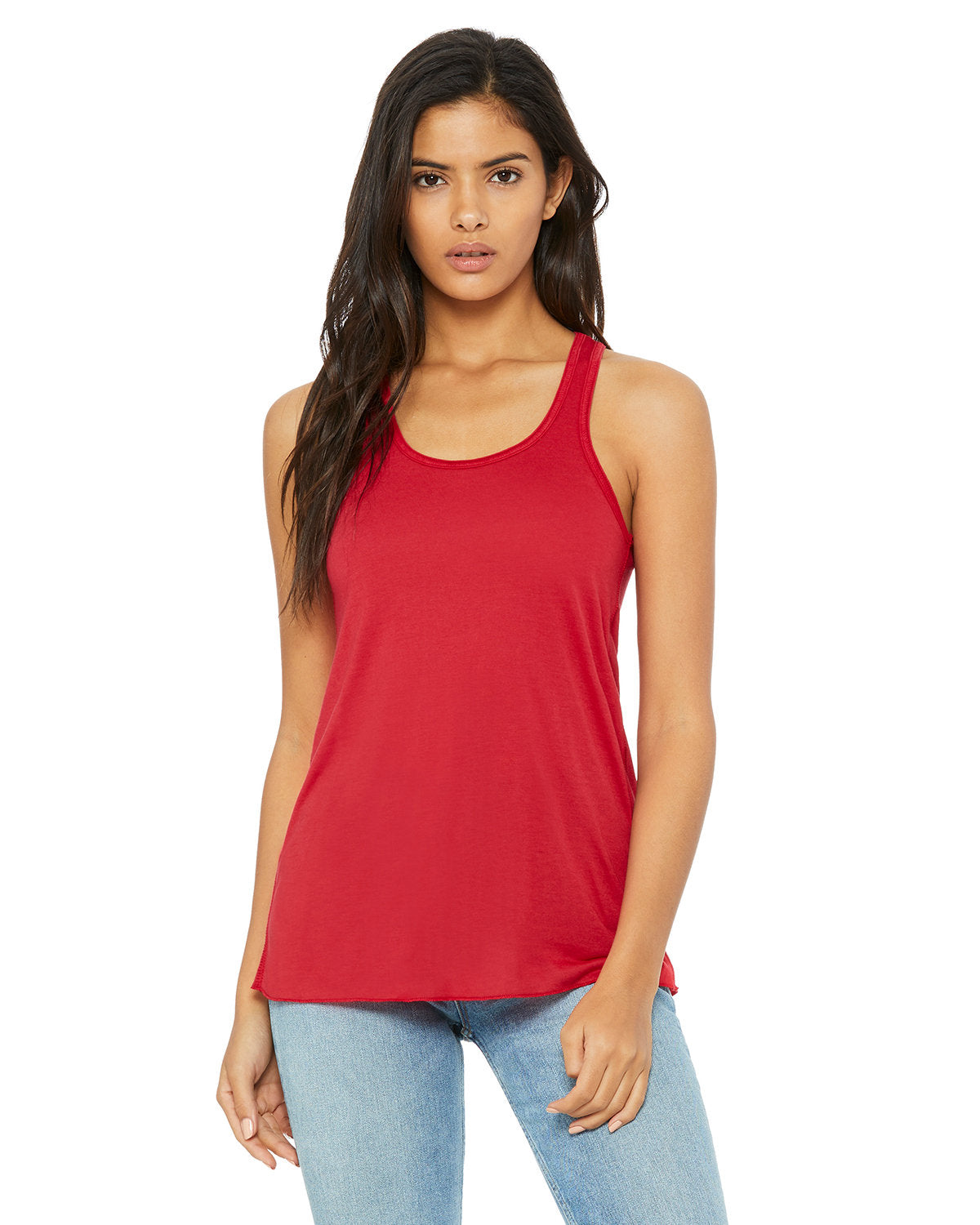 Bella + Canvas B8800 Women's Flowy Racerback Tank Top - Soft & Lightweight Workout Shirt for Yoga, Running & Summer Outfits