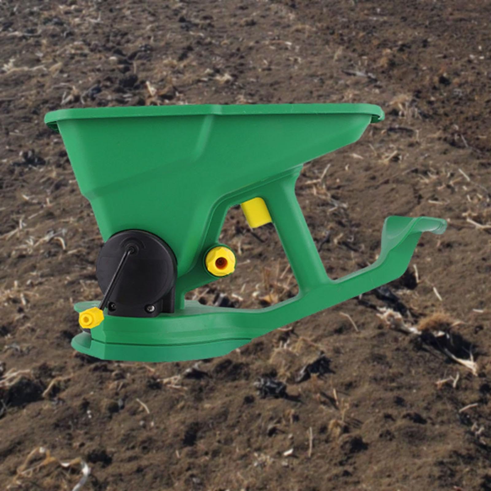 **Portable 1.5L Handheld Seed Spreader - Lawn & Garden Fertilizer Spreader Tool for Grass, Seeds & Fertilizer - Perfect for Home Gardening, Landscaping & Yard Maintenance**