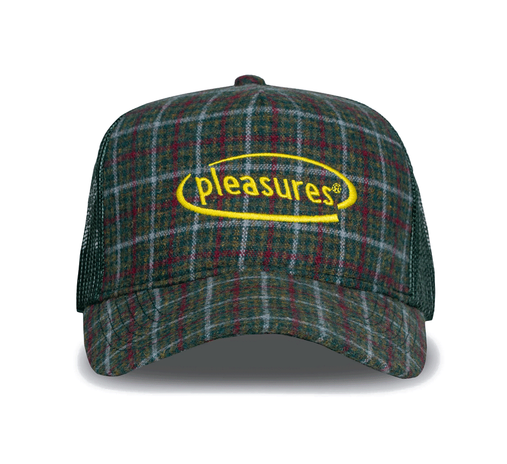 Stylish Plaid Trucker Hat for Men & Women - Trendy Checkered Snapback Cap for Outdoor Activities, Sports & Casual Wear