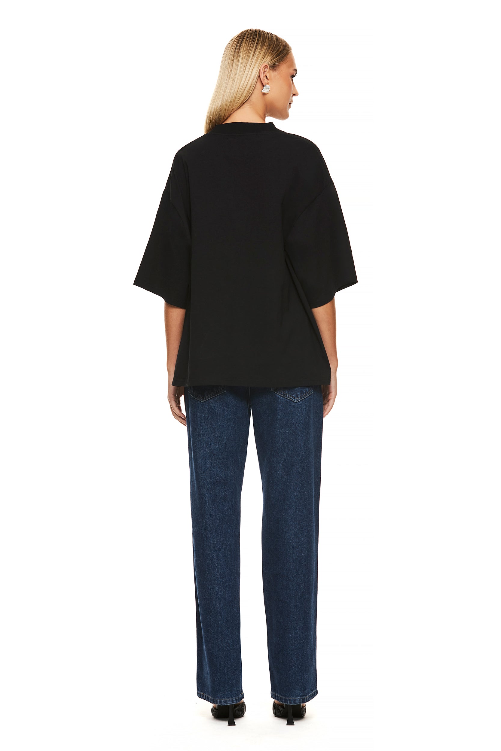 Premium Black Cotton T-Shirt for Men - THE ALEX - Soft Breathable Casual Tee | Perfect for Everyday Wear, Gym, and Street Style