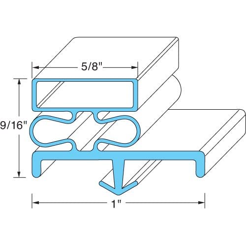 Passeal 440901 Refrigerator Door Gasket 30