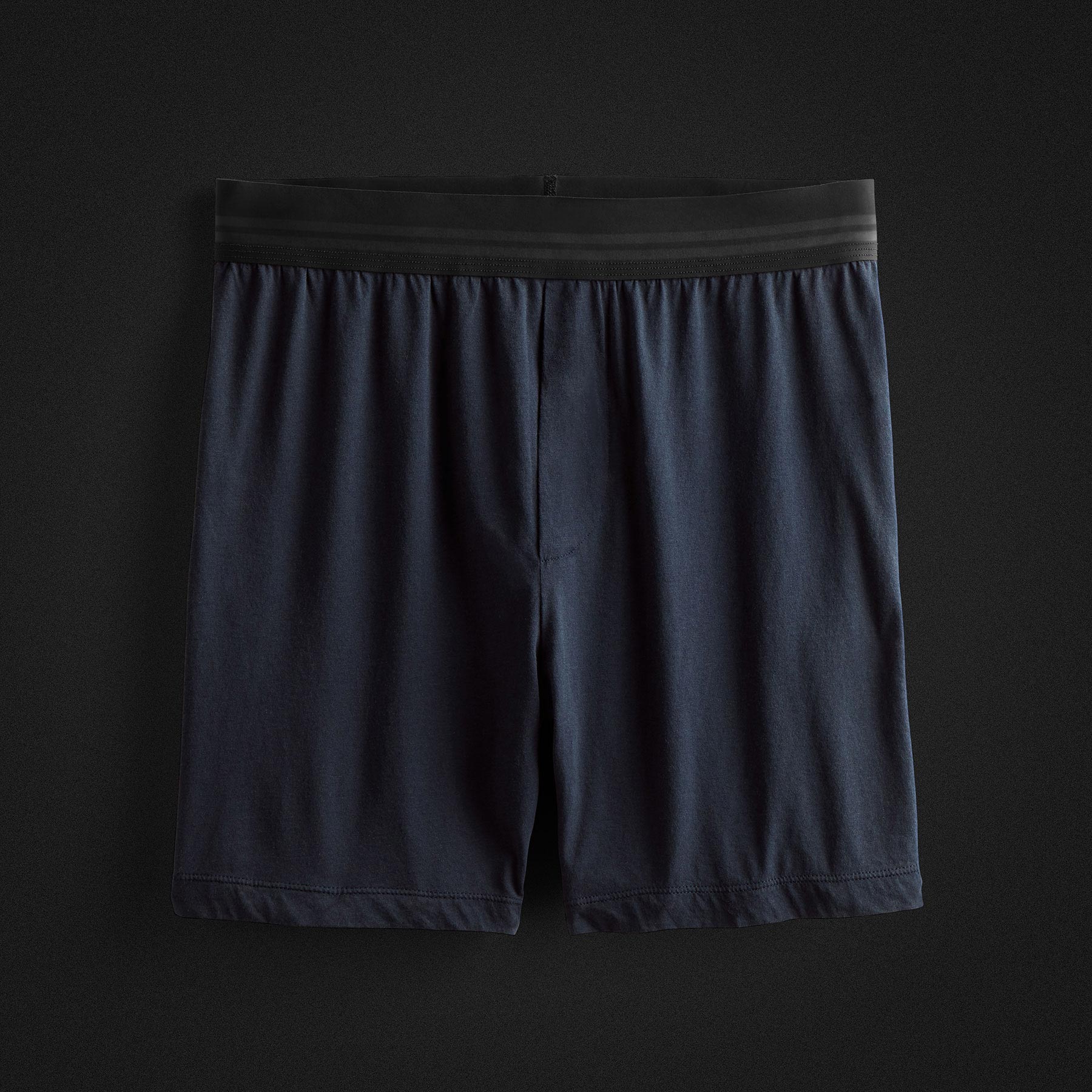 Luxe Lotus Relaxed Fit Boxer Shorts - Soft Cotton Underwear for Men | French Navy | Comfortable Lounge & Sleepwear