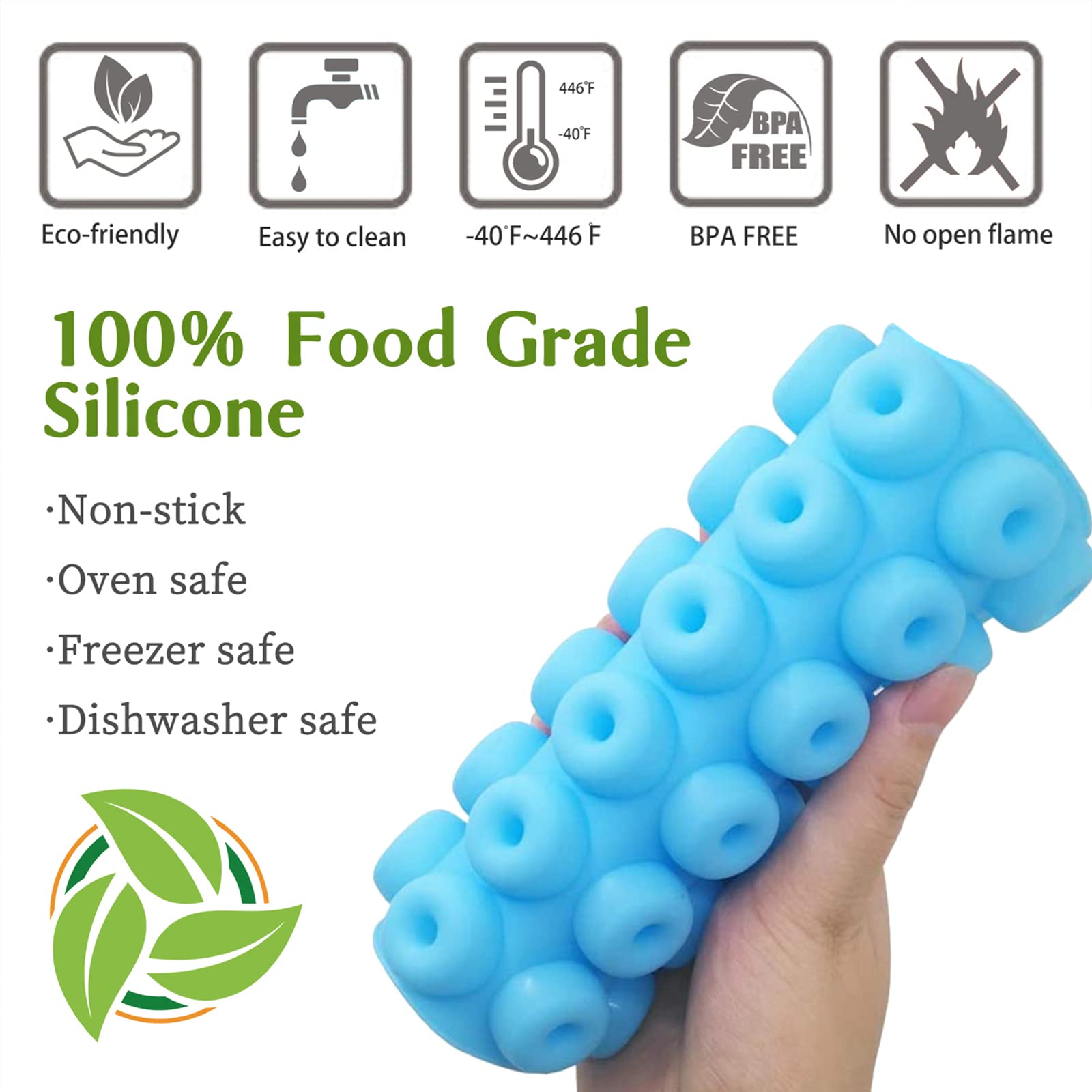 JOERSH Mini Round Silicone Candy Molds - 192 Cavity Donut Shaped Mold for Gummy, Chocolate, Hard Candy, Caramels, Fondant & Fruit Loops | Perfect for DIY Desserts, Party Treats & Baking Decorations