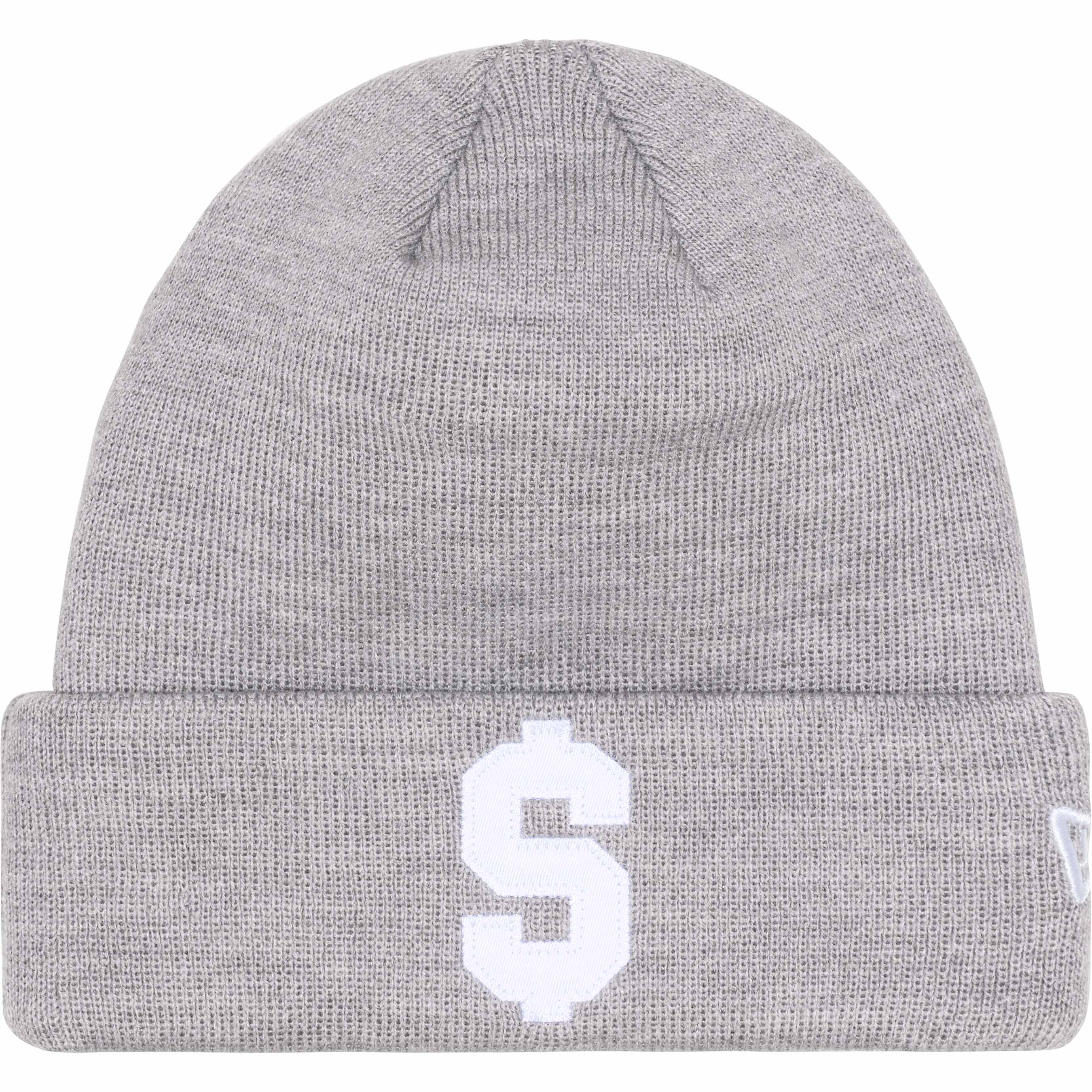 Supreme New Era® Beanie Hat for Men & Women - Soft Heather Grey Winter Skull Cap - Perfect for Cold Weather, Outdoor Sports & Streetwear Fashion