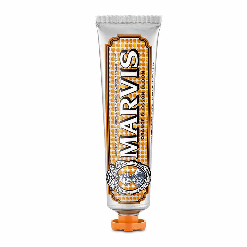 Marvis Orange Blossom Bloom Toothpaste - Refreshing Mint Flavor for Fresh Breath & Oral Care | Perfect for Travel & Daily Use