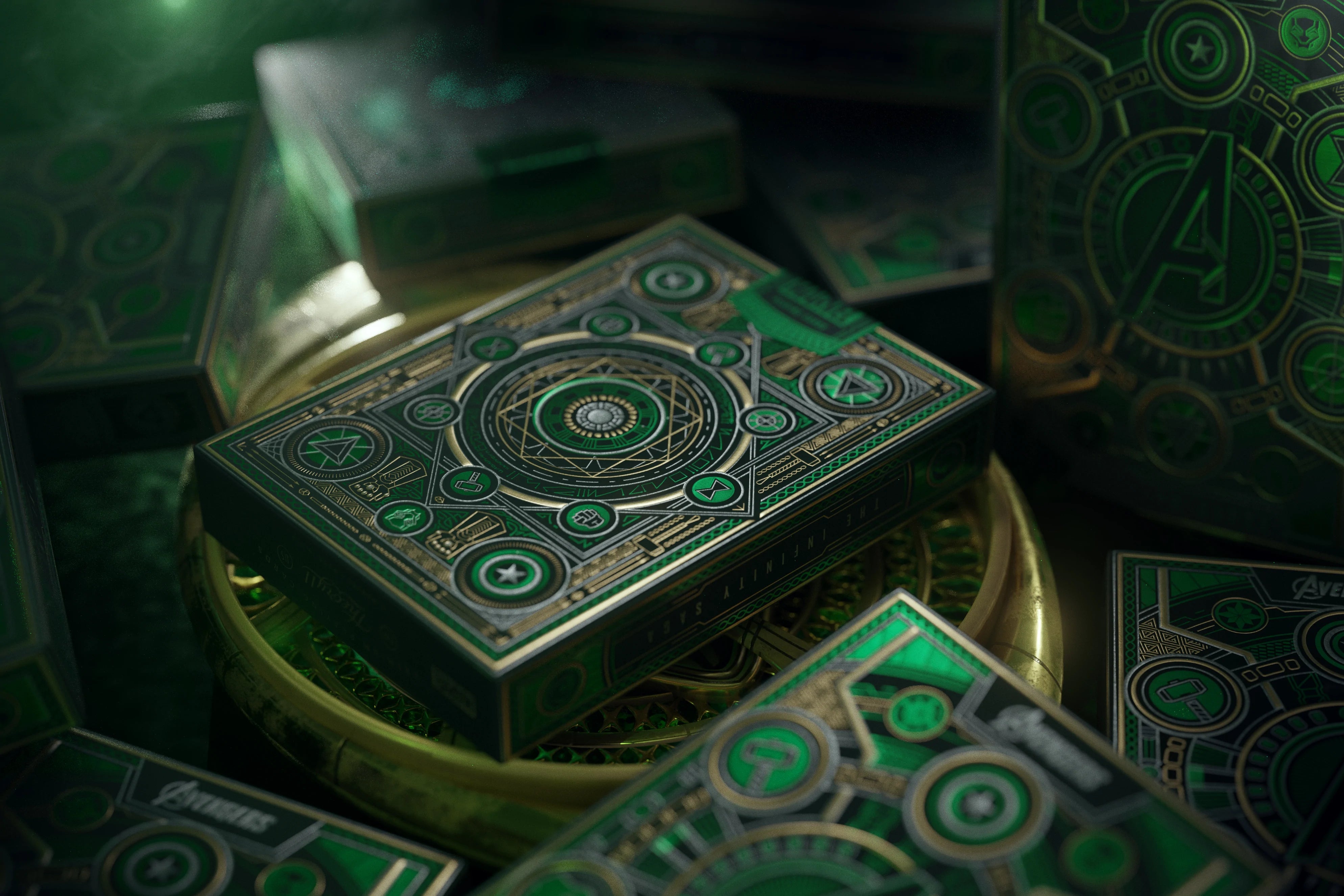 Marvel Avengers Playing Cards - Green Edition | Premium Superhero Card Game for Collectors & Game Nights | Perfect for Parties, Gifts & Family Fun