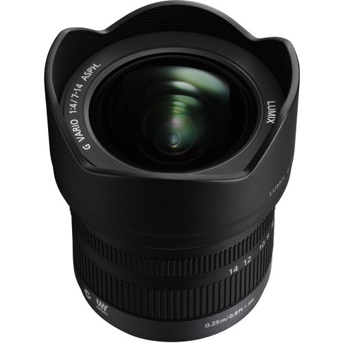 Panasonic Lumix G Vario 7-14mm f/4.0 ASPH Ultra Wide Angle Lens for Micro Four Thirds Cameras - Perfect for Landscape, Architecture & Interior Photography