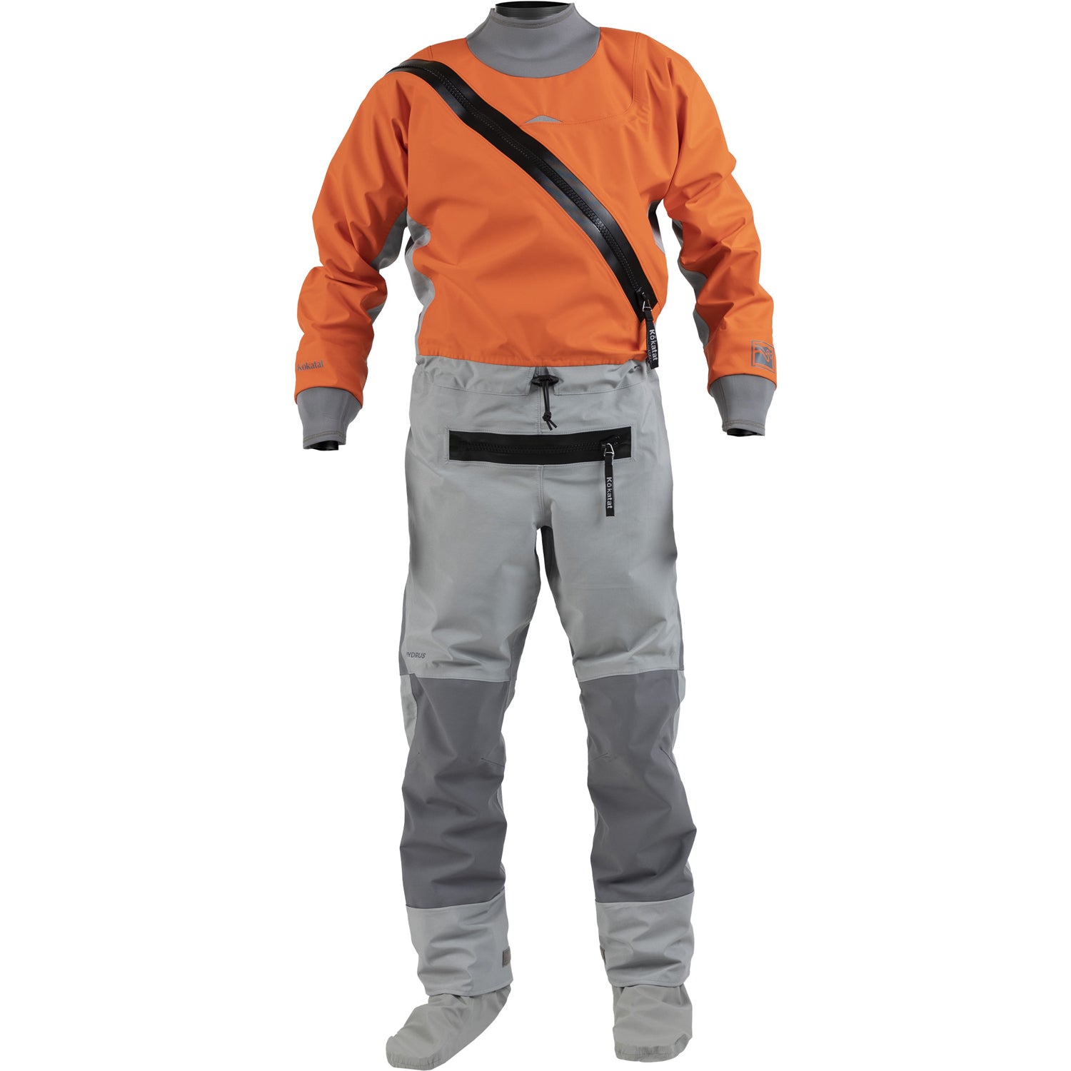 Kokatat Men's Hydrus 3.0 Swift Entry Dry Suit with Relief Zipper & Socks - Waterproof Kayaking & Fishing Gear for Cold Weather Adventures