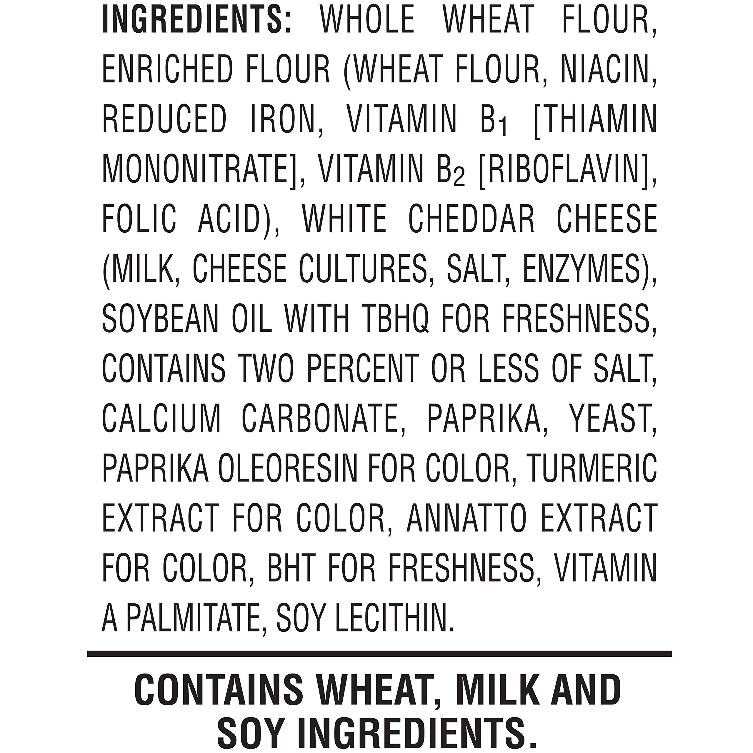 Cheez-It Baked Snack Cheese Crackers - 9g Whole Grain, 0.75oz (175 Count) - Perfect for School Lunches, Office Snacks & Road Trips