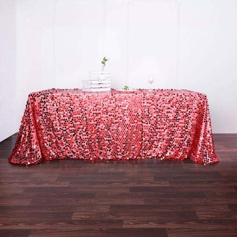 Premium Sequin Rectangle Tablecloth 90