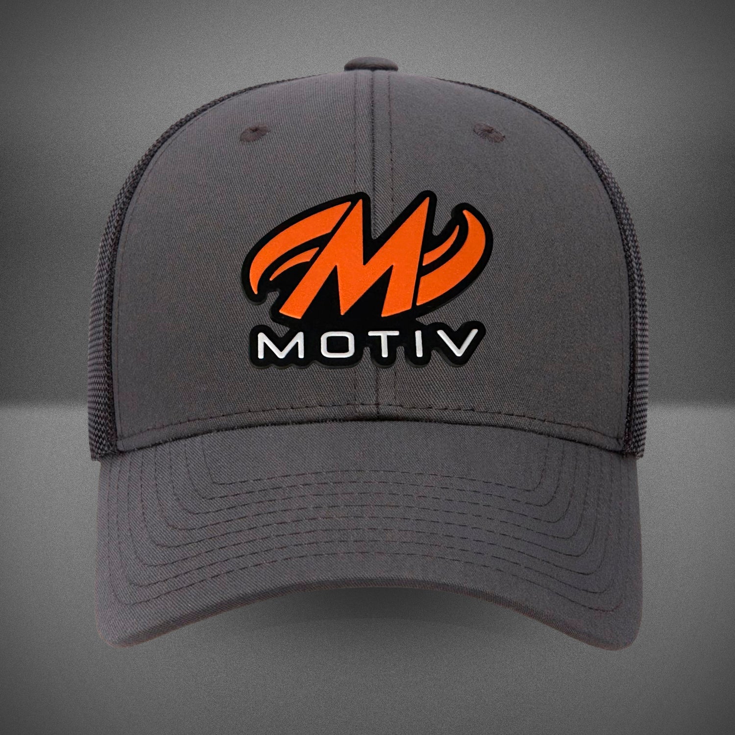 Motiv Trucker Hat - Charcoal & Black Adjustable Baseball Cap for Men & Women | Perfect for Outdoor Activities, Sports, and Casual Wear