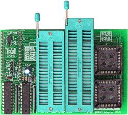 GQ-4X4 USB Universal 40-Pin Programmer with 16-Bit EPROM Adapter - Supports 28F102, 27C400, 27C800, 27C160, 27C322, 27C1024, 27C2048, 27C4096, 27C4002, M27C322 Chips - Ideal for Electronics Repair, Microcontroller Programming, and EPROM Burning