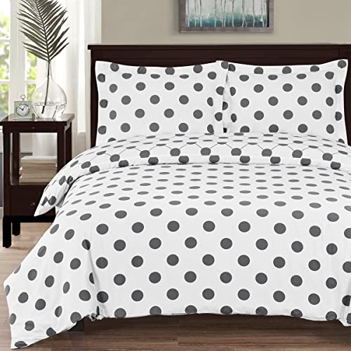 White Polka Dots