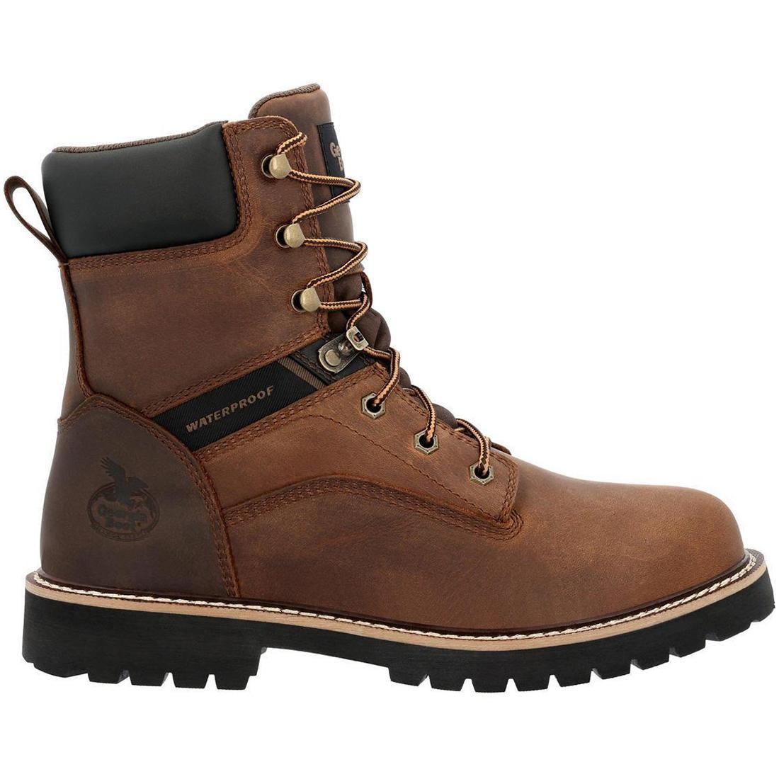 Core 37 Steel Toe Waterproof Work Boots for Men - Heavy Duty Safety Shoes for Construction, Warehouse & Outdoor Work