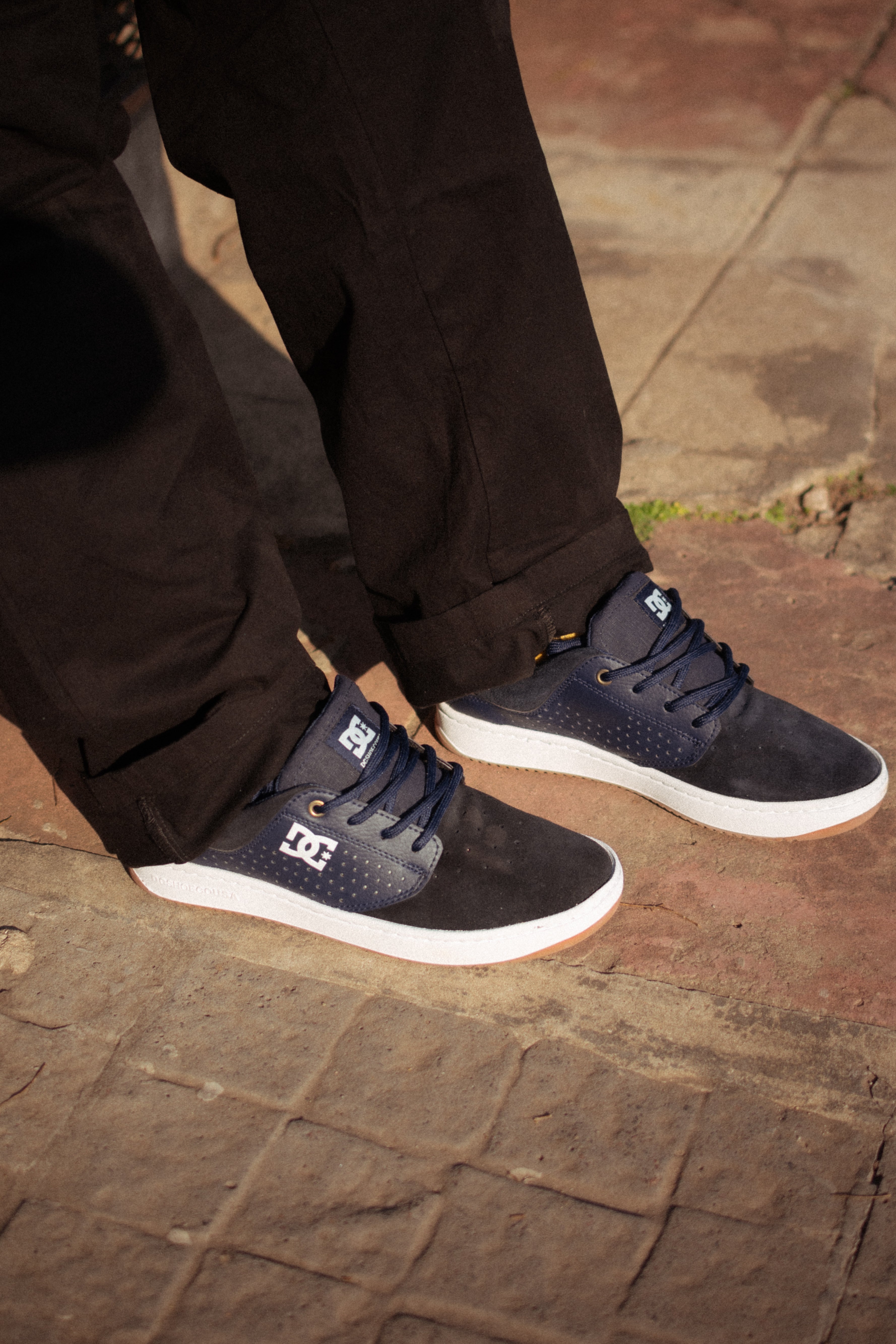 DC Plaza TC SS Skate Shoes (410) - Blue - Comfortable Sneakers for Skateboarding & Casual Wear