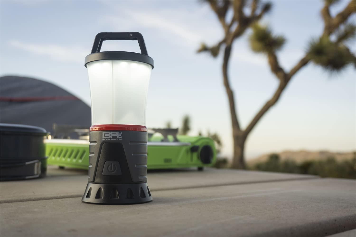 SKYRIDGE Portable Camping Lantern - Rechargeable LED Tent Light for Outdoor Adventures, Hiking, Backpacking & Emergency Use