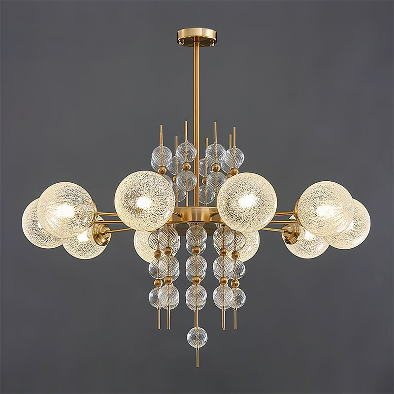 Calypso Chandelier - Elegant Crystal Ceiling Light Fixture for Dining Room, Bedroom & Living Room Decor | Modern Lighting for Home & Office