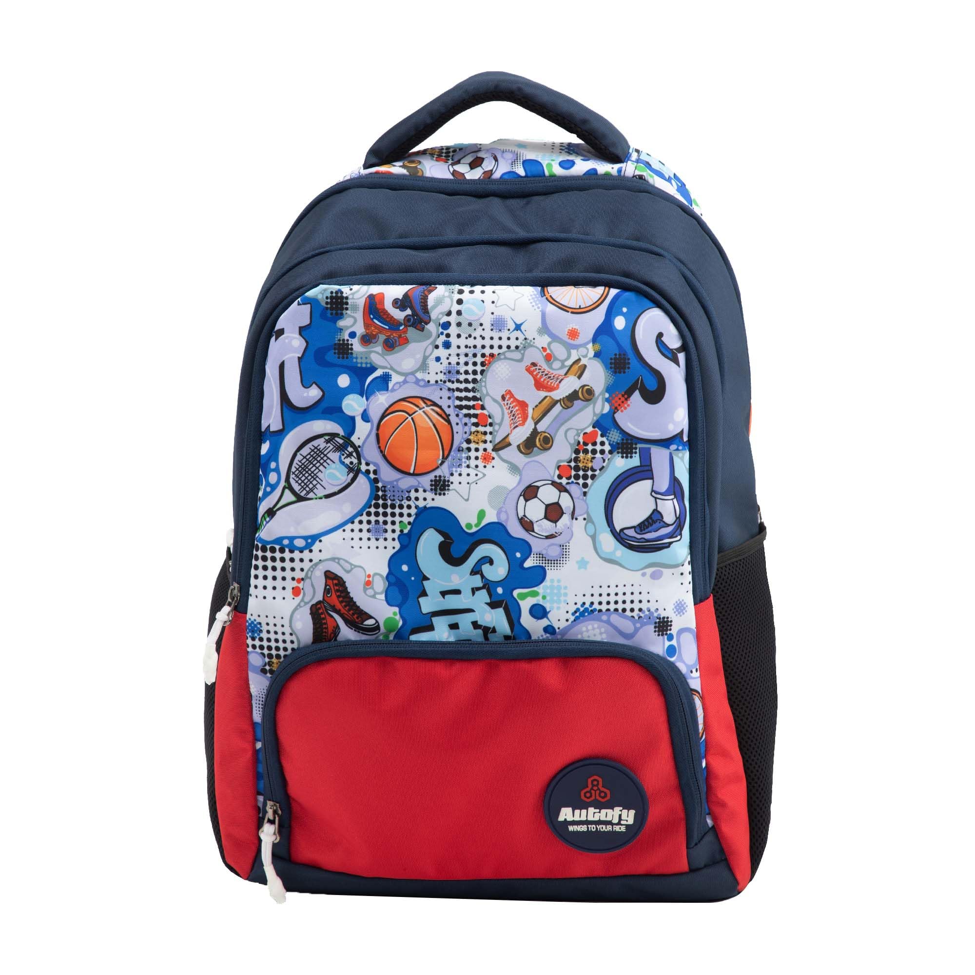 Autofy SPORTO-1 31L Waterproof Laptop Backpack with Free Rain Cover - Business Travel Backpack for Men & Women - Perfect for Office, Commuting, and College Use