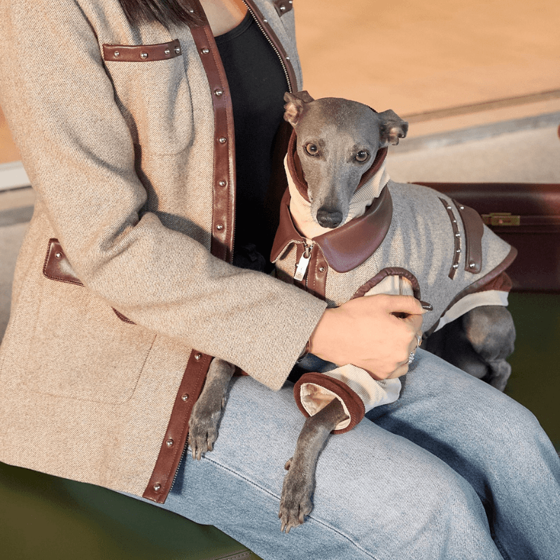 Bordeaux Wool Tweed Stud Vest for Women - Elegant Winter Fashion Vest with Stud Details - Perfect for Office Wear, Parties, and Casual Outfits