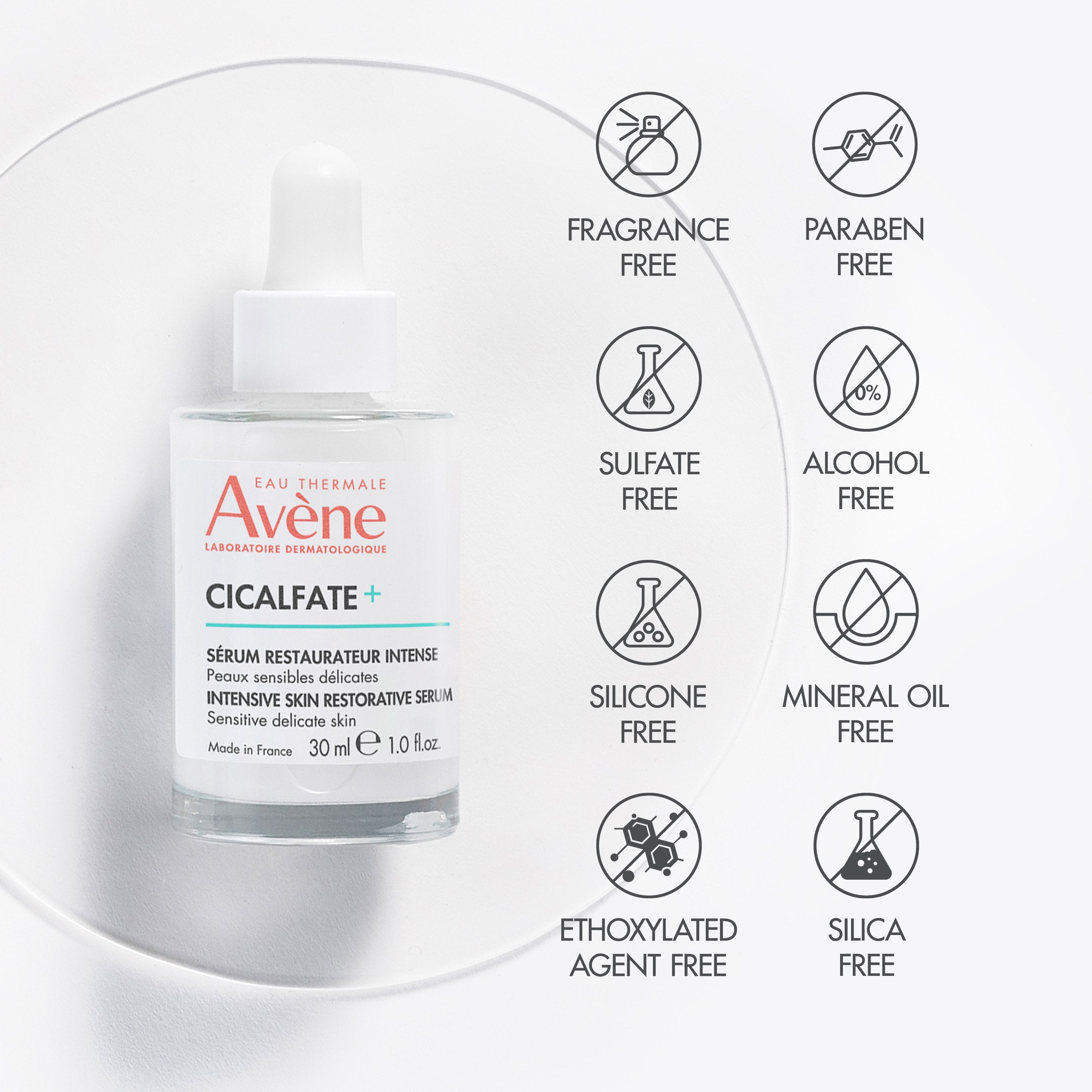 Cicalfate+ Intensive Skin Restorative Serum for Face & Body - Repairing Treatment for Dry, Damaged Skin - Perfect for Post-Procedure Care & Daily Hydration